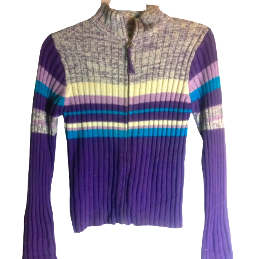 Girls Circo Purple Sweater Sz 10 - Picture 1 of 4